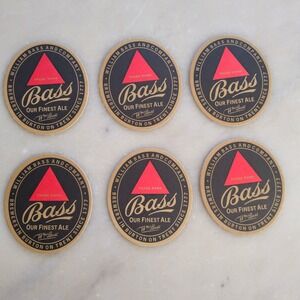 Bass William & Company Brewers Ale Beer Coasters Set of 6 Bar Pub Decor‎